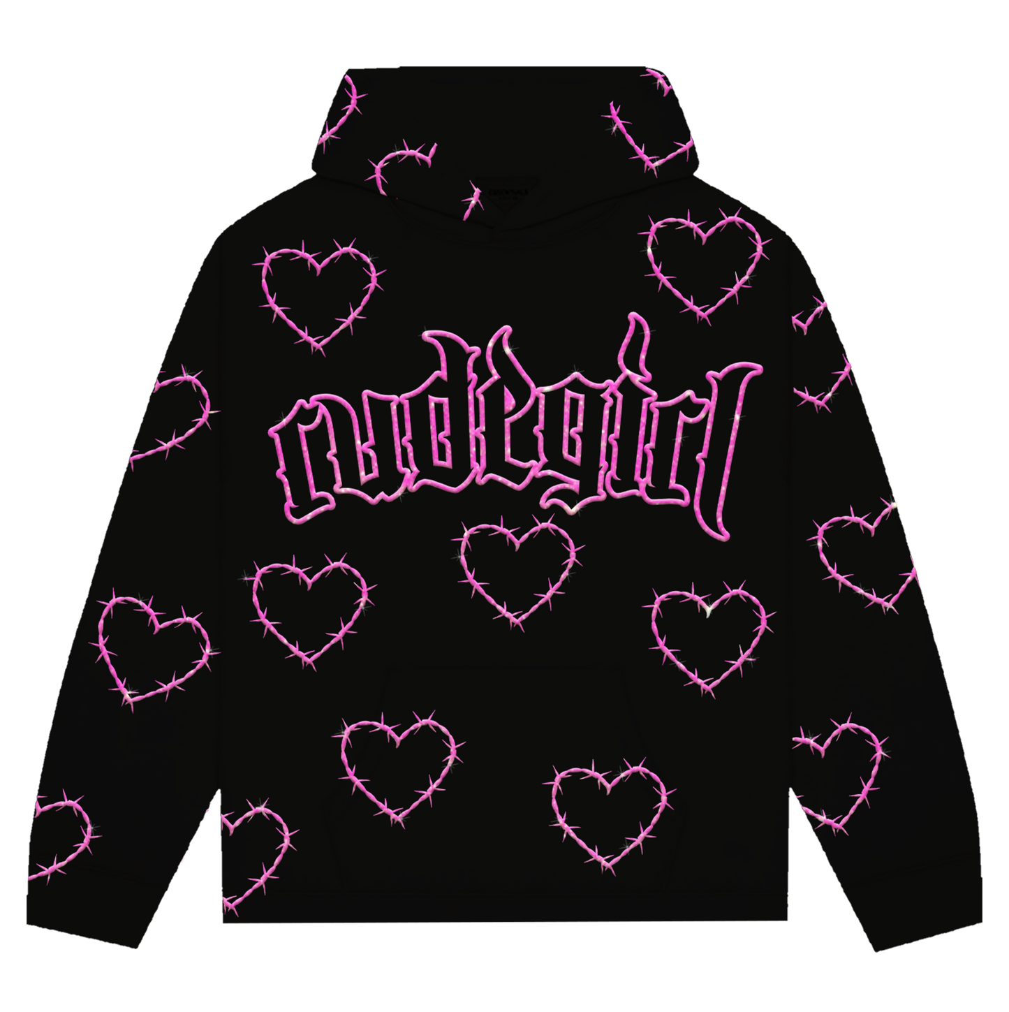 Barbwire Hearts Hoodie