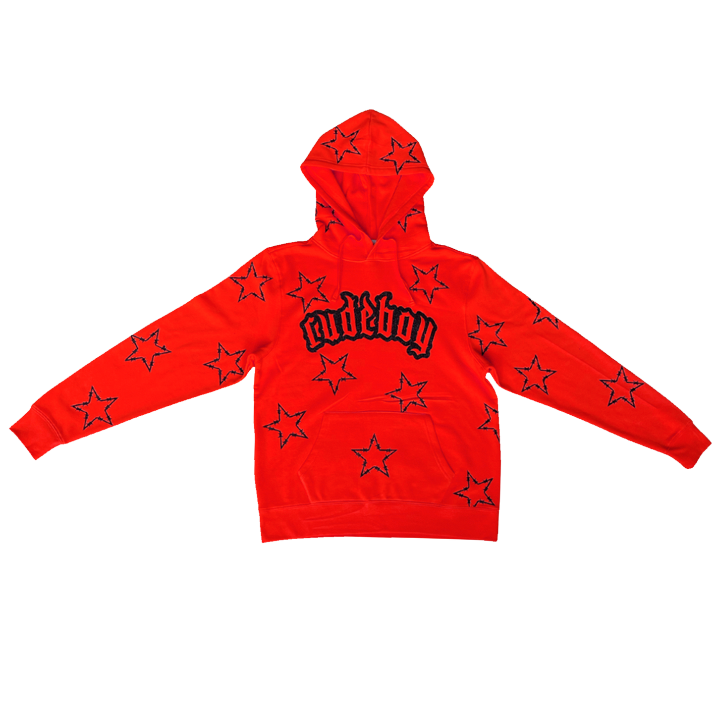 Rude “Barbwire Star” Hoodie